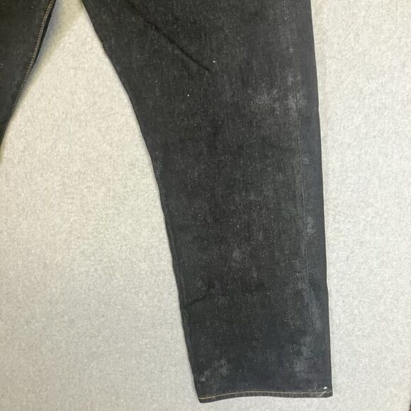 Levi's 501 Men's Size 42x30 Black Straight Leg Jeans Relaxed Western Yellowstone - Picture 2 of 11